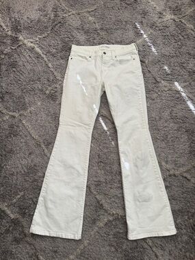 Banana Republic White Flare Jeans